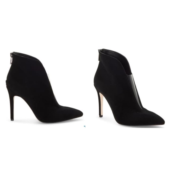 Jessica Simpson Shoes - Jessica Simpson Piercie Black Suede Booties NWT